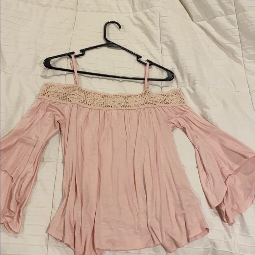 Aeropostale Cold Shoulder Flowy Top